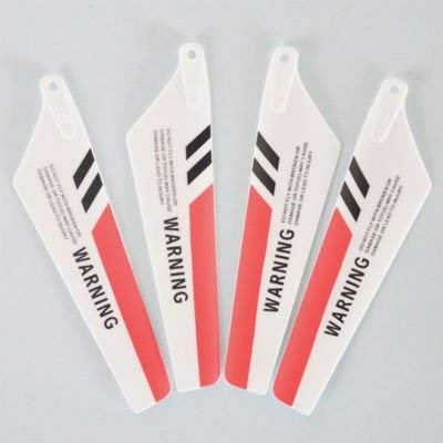 50 Sets S107G-02 Main Blade 9cm RED Main rotors Spare Parts for 22cm S107G Gyro R/C Mini Helicopter RC Plane S107
