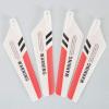 50 Sets S107G-02 Main Blade 9cm RED Main rotors Spare Parts for 22cm S107G Gyro R/C Mini Helicopter RC Plane S107 view 1