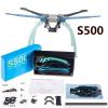 S500 Drone Fuselage Frame Kit PCB Version with Landing Gear Skid Able to Mount GoPr0 Gimbal for FPV Drone - (Color: BlackBlue) view 4