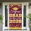 2026 Graduation Party Decorations - Maroon Gold Congrats Grad Class of 2026 Banner Graduation Party Supplies Front Door Cover Porch Sign Banner Backdrop Wall Decor view 1
