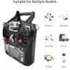 Alaohu FS-i6X 10 Channels RC Transmitter and Receiver FS-iA10B 2.4GHz Fly AFHDS2A Sky Radio Control System for FPV Drone Quadrotor, Fixed Wing, RC Car and Boat (Mode 2 Left-Hand Throttle) Black view 2