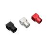 2PCS Aluminum Alloy D16mm/20mm/25mm/30mm Tripod Square Tee Joint Carbon Tube Fixed Adapter Connector for RC UAV Landing Gear - (Color: Black 20 to 20mm) view 3