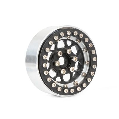 1pcs/4pcs Metal 1.9'' Beadlock Wheel Rim Hub for 1/10 RC Crawler Car Axial SCX10 RTX4 D90 Redcat Gen8 CC01 TF2 Capra KM2 - (Color: 1pcs)