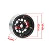 1pcs/4pcs Metal 1.9'' Beadlock Wheel Rim Hub for 1/10 RC Crawler Car Axial SCX10 RTX4 D90 Redcat Gen8 CC01 TF2 Capra KM2 - (Color: 1pcs) view 4