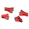 1:16 Alloy Front Rear Rocker Arms Progressive-2 Rate with Bearing for RC Short Truck TRAXS E-Revo Summit Slash #7158 - (Color: Front Rear Red 4Pcs) view 1