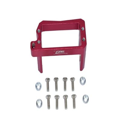 GPM LOSI 1/10 LASERNUT Tenacity Ultra 4 Rock TACER-LOS03028 Metal Aluminum Alloy Servo Mount Servo Fixed seat Tray #LOS231054T - (Color: Red)