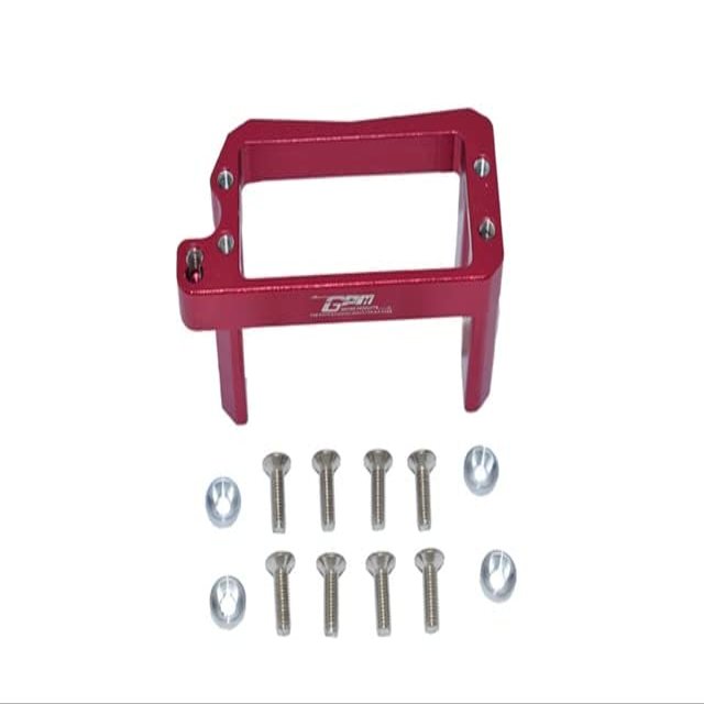 GPM LOSI 1/10 LASERNUT Tenacity Ultra 4 Rock TACER-LOS03028 Metal Aluminum Alloy Servo Mount Servo Fixed seat Tray #LOS231054T - (Color: Red)