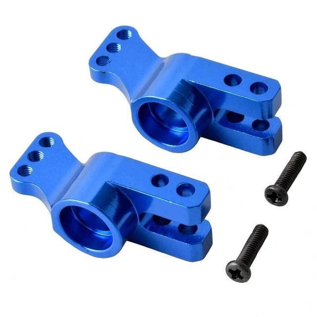 RC L959-09 Aluminum Rear Hub Carrier (L/R) for WTY K959 L959 L969 L979 - (Color: Navy)