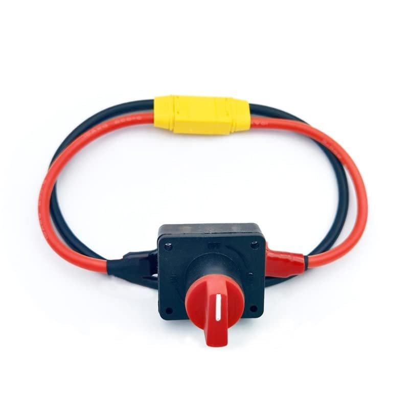 1PCS 100A Anti-Leakage Disconnect Power Cut Off Protection Switch with XT90 Plug Modified Parts for RC Plant Agriculture UAV
