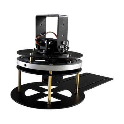 2 dof Rotation Base, Big Chassis,Aluminum Alloy Bracket/Plate,All Metal Rotating Chassis,for DIY Robot Arm,Tank car,Excavator - (Color: with HM-MS07 Servo)
