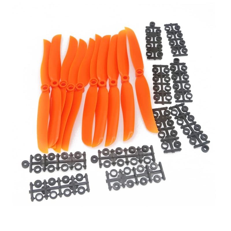10pc/lot RC Airplane Orange Propellers EP1160 EP1060 EP9050 8060 7035 8040 6030 5030 Props for RC Model Aircraft Replace GWS - (Color: EP5030)