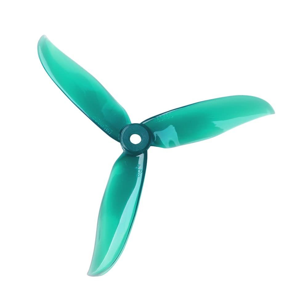 10 Pairs Dalprop Cyclone Unbreakable T5046C Pro 5046 3 Blades 5x4.6 CW CCW Propeller for RC Quadcopter Drone Racing - (Color: Crystal Blue)