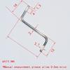10/100pcs 14x30x13mm Z Roving Shaft Knurled Iron axle dron rc car Plane Robot Kids Toys for Boys DIY Baby Accessories Montessori - (Color: 100pcs) view 2