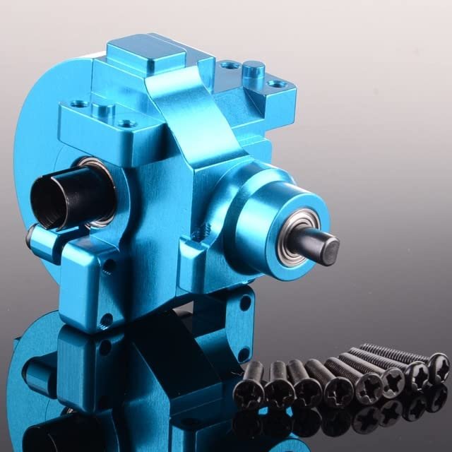 Alloy Gear Box Drive & Diff.Gear 102051 Upgrade for RC 1/10 HSP RedCat Model Car - (Color: Blue)