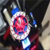 Aluminum Brake Caliper 1MM HEX with Brake Disk for 1/7 TRAXS UDR Unlimited Desert Racer - (Color: Burgundy) view 2