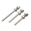 1Pair Dia 3/4/5/6mm Steel Wheel Axle with Nuts Landing Gear Shaft Fittings M4/M5/M6/M8 Thread for RC Model Airplane Spare Parts - (Color: D3xM5xL40) view 2