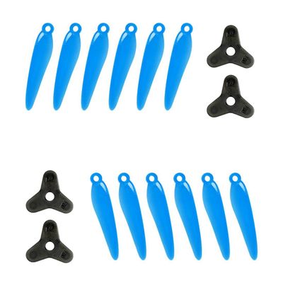 12PCS/6Pair Dalprop Fold 6 Inch 6048 3-Blade Foldable Long Range Propeller for 1700KV/1800KV Motor FPV Racing Drone Quadcopter - (Color: 6Pairs Mixed Color)
