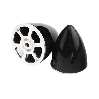 1pcs Carbon Fiber Spinner for RC Electric Airplane 2 Blades Propeller Multi-Size 1.75" / 2"/ 2.25" / 2.5"/ 3" / 3.5" / 4" - (Color: 76mm)