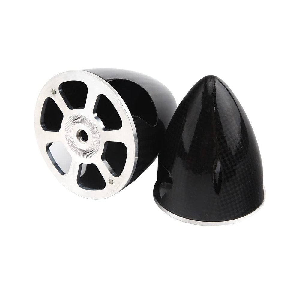 1pcs Carbon Fiber Spinner for RC Electric Airplane 2 Blades Propeller Multi-Size 1.75" / 2"/ 2.25" / 2.5"/ 3" / 3.5" / 4" - (Color: 76mm)