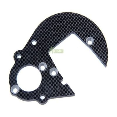 Gear Plate Fit for 1/5 HPI ROVAN KM Baja 5B - (Color: Carbon Fiber Black)