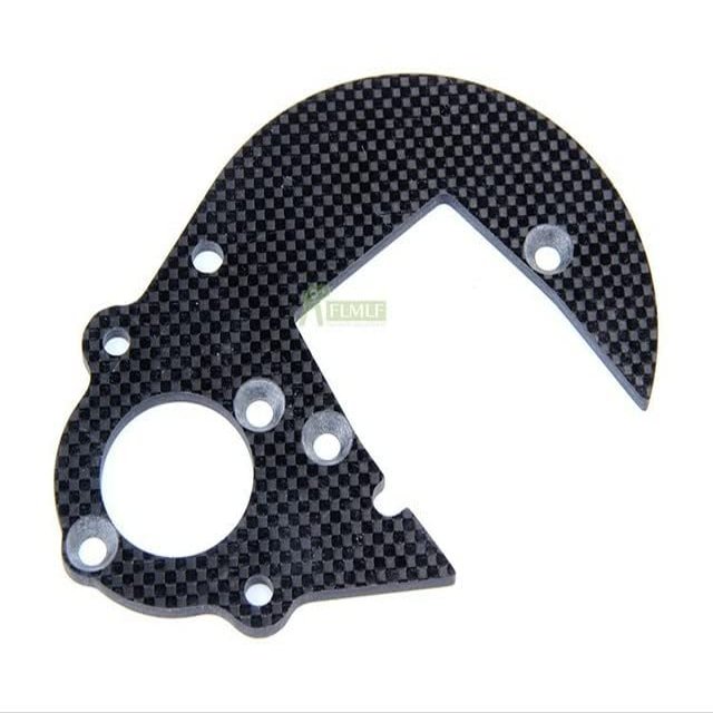 Gear Plate Fit for 1/5 HPI ROVAN KM Baja 5B - (Color: Carbon Fiber Black)
