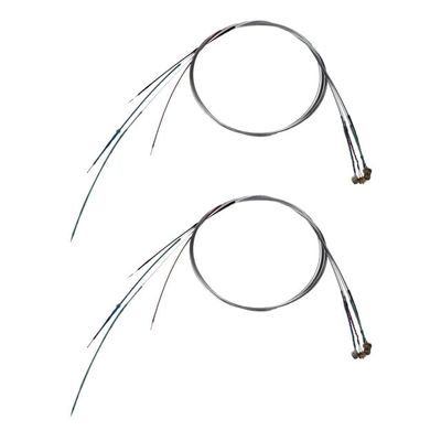 8X Set Steel Core E A D G Violin Strings For Full Size 4/4 - (Color: Yellow)