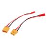 1 Pair XT60 to JST Plug Connector with 13.3cm Cable Wire 22AWG Male/Female - (US) view 1