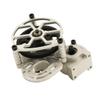 1 PCS Assembled Transmission Gearbox Upgrades Part Full Metal for Axial SCX10 I II AX10 1/10 RC Crawler Car Yellow - (Color: Silver) view 1
