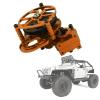 1 PCS Assembled Transmission Gearbox Upgrades Part Full Metal for Axial SCX10 I II AX10 1/10 RC Crawler Car Yellow - (Color: Silver) view 3