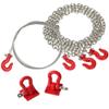 1PCS 1/10 Simulation Trailer Metal Tow Chain Hook Tow Rope Trailer Buckle for 1/10 RC Crawler Car - (Color: Tow Rope Hook, CN) view 2