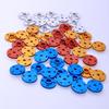 5PCS 25T Universal Metal Servo Hub Horn Steering Wheel M2 M3 Screw Holes for MG995 MG996R RC Robot Replacement DIY Parts - (Color: 5PCS M3 Red) view 2