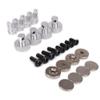 1Set 21mm Long Magnetic Stealth Invisible Body Shell Mount Posts Alloy Aluminum for 1/10 RC Hobby Model RC Drift Car HSP Redcat - (Color: Silver) view 1