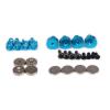 1Set 21mm Long Magnetic Stealth Invisible Body Shell Mount Posts Alloy Aluminum for 1/10 RC Hobby Model RC Drift Car HSP Redcat - (Color: Silver) view 4