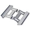 2 Pcs Wheelbase Simulation Climbing Car Pedal Metal Pedal for SCX10 1/10 90046 90047 313 Red - (Color: Titanium) view 1