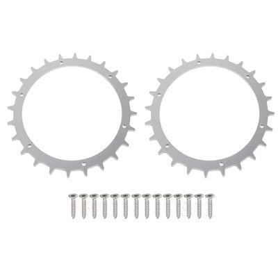 Mowing Robot 170Mm Traction Wheel Spikes Cordless Anti-Slip for Indego XS 300, S500,S+500 - (Color: As Shown)