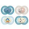 MAM Original Day & Night Baby Pacifier, Nipple Shape Helps Promote Healthy Oral Development, Glows in The Dark, 3 Pack, 6-16 Months, Boy,3 Count (Pack of 1) view 1