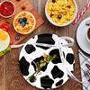 60pcs Cow Print Party Supplies - Cow Themed Tableware Set with 7" Paper Plates, Napkins & Forks for Kids Birthday Party (Serves 20) view 2
