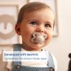 MAM Original Baby Pacifiers 0-6 Months, Binky for Newborn Babies, BPA-Free Skin Soft Silicone Nipple, Glows in The Dark, Developed with Medical Experts, 4 Count, Made in Europe view 3