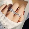 3/6PCS Slimplify Thermogenic Slim-ming Ring,Slimplify Slimming Ring, Vikanda Thermogenic Moissanite Spinner Ring, Zirconia Titanium Steel Full Star Ring, Relieve Stress Anxiety (B 3PCS,10) view 2