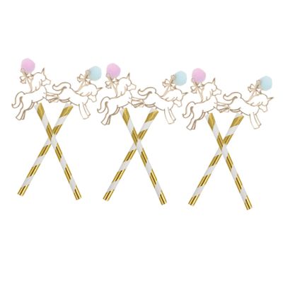 10 Pcs Merry-go-round Cake Topper Decor for Birthday Halloween Holiday Garden