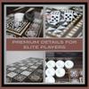 Park&Oz Pearl Premium Turkish Backgammon and Checkers Set 19 Inch Handmade 2 in 1 Wooden Board Game with Glossy Finish Luxury Checkers and Dice Travel Friendly and Foldable view 4