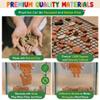 5 in 1 Animal Park, Construction Education Toy for Kids 6+ Years Old, Craft Bricks for Adults, Realistic House, DIY Garden, STEM Building Set, Washable and Reusable (39pcs) view 3