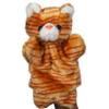 Tabby Cat Hand Puppets Kitten Plush Animal Toys Dolls for Kids Imaginative Pretend Play Storytelling view 1