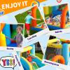 SunSports Inflatable Water Slide,Bounce House with Slide for Indoor Party,Bouncy Castle with for Kids Outdoor, Water Slides for Backyard,Inflatable Jumper Bounce House view 3