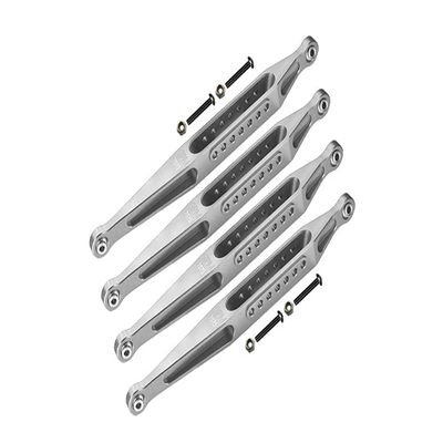 GPM Upgrades Aluminum 7075-T6 Lower Link Bar Set for 1/8 LMT Solid Axle Monster TruckLOS04022/ LMT Solid Axle Monster Truck RTR, Son-Uva DiggerLOS04021T1/T2 Rc Cars (Silver)
