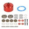 RCAWD Alloy Diff Case with Metal Diff Gear Set Diff Gasket for Arrma Felony Mojave Kraton Typhon 6S BLX Upgrade Parts view 1