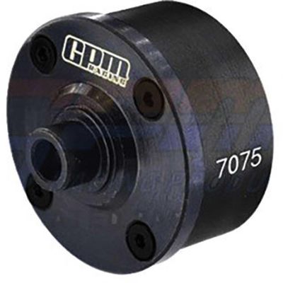 GPM Upgrades Medium Carbon Steel+Aluminium 7075-T6 Front/Middle/Rear Diff Case for Kraton/Talion/Senton/Outcast/Typhon/Notorious/Infraction/Limitless/Mojave/Fireteam/Felony/Rc Cars (Black)