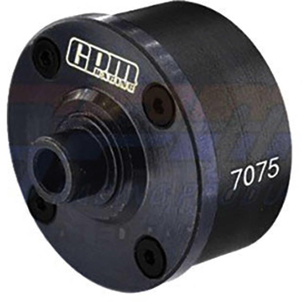 GPM Upgrades Medium Carbon Steel+Aluminium 7075-T6 Front/Middle/Rear Diff Case for Kraton/Talion/Senton/Outcast/Typhon/Notorious/Infraction/Limitless/Mojave/Fireteam/Felony/Rc Cars (Black)