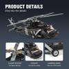 DAHONPA UH-60 Helicopter Black Hawk Medium Utility Military Army Airplane Building Bricks Set, 660+ Pieces Air-Force Build Blocks Toy, Gift for Kid and Adult view 4