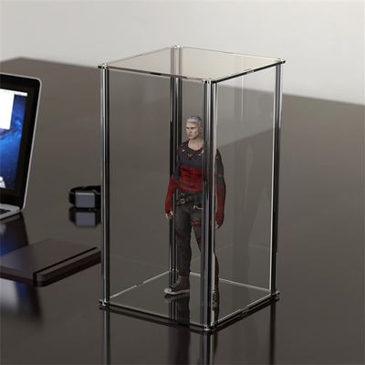 1/6 Scale Action Figure Display Box Acrylic Display Case 2.0 for 12inch HT Dam SS Figure Doll (Without Top Lamp)